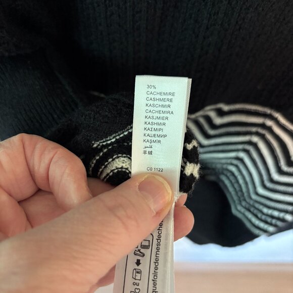 ERES‎ Club chevron-pattern cardigan, Size Medium - Picture 7 of 10